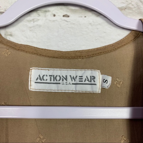 Action Wear Vintage Fringe Western Vest Pants Set - Picture 7 of 14